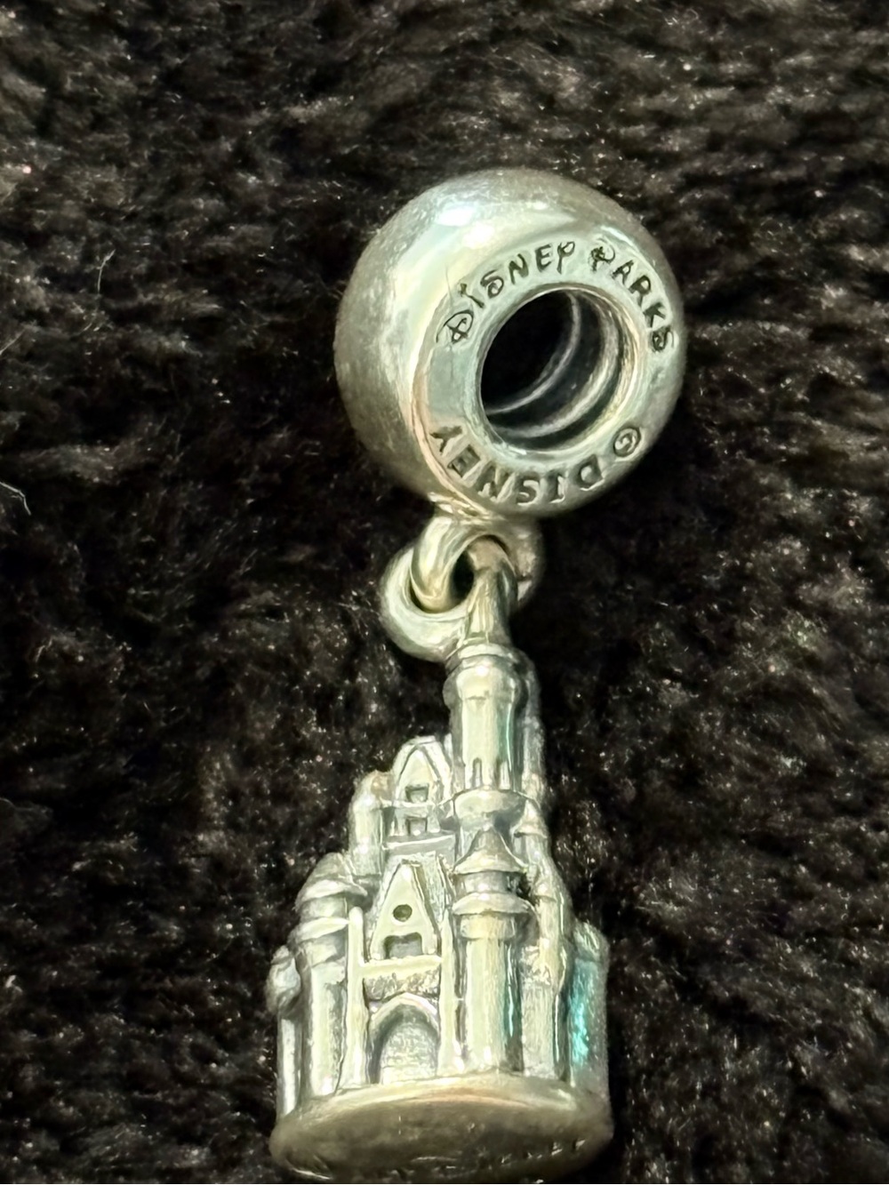 Pandora Disney Cinderella Castle Sterling Silver Hanging Charm